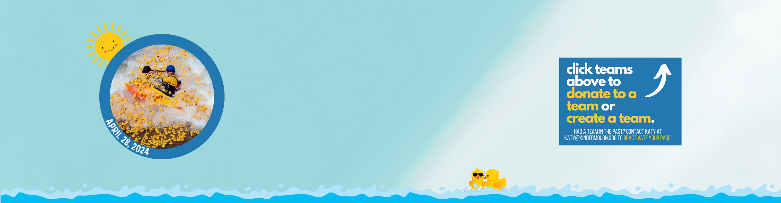 KinderMourn Hope Floats Duck Race