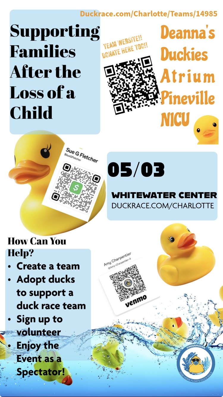 Deanna's Duckies Pineville NICU