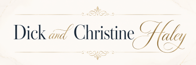 Dick and Christine Haley